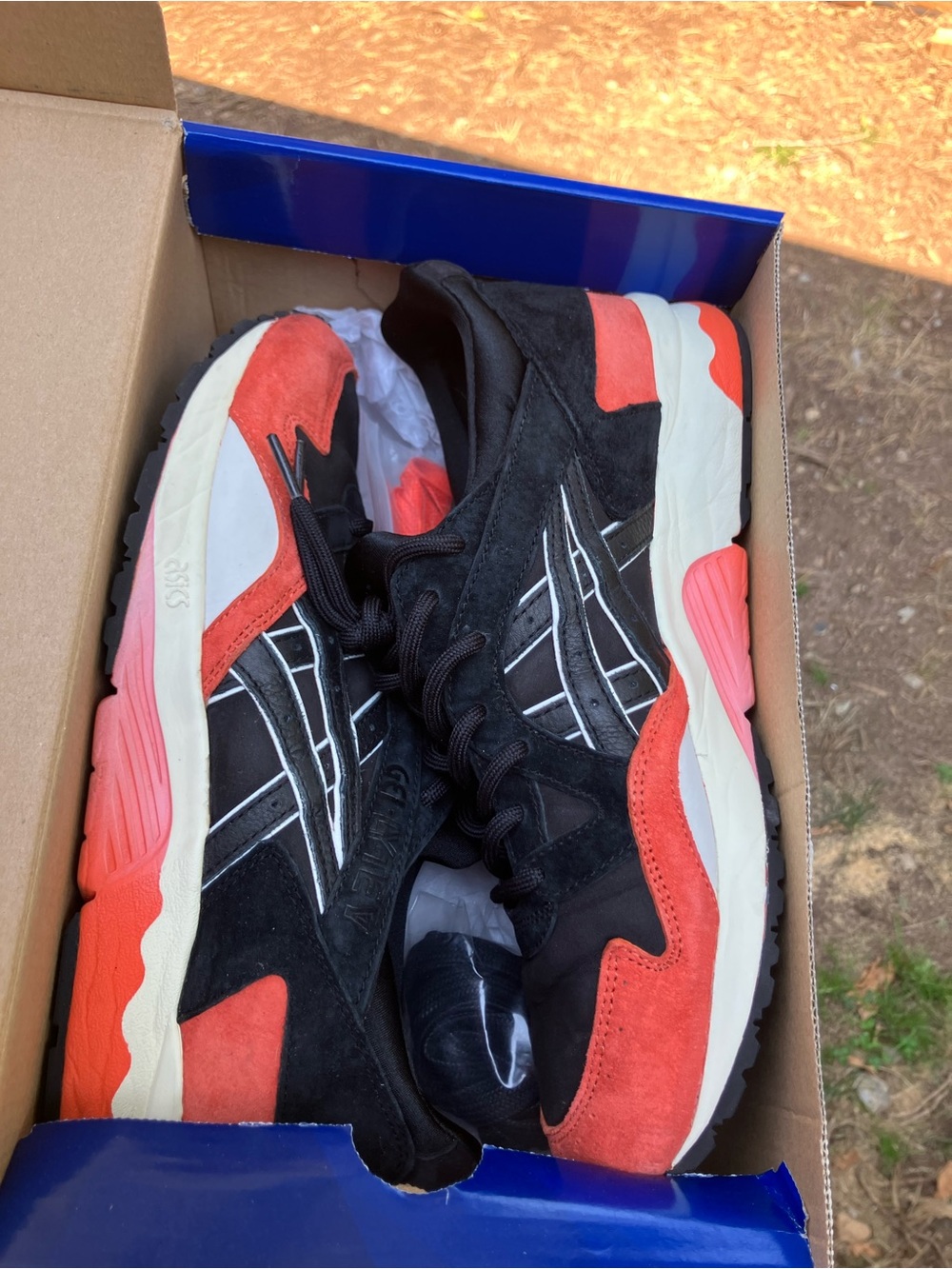 Bait x ASICS gel lite v bay pack sf giants rare sz 9 - Picture 2 of 7